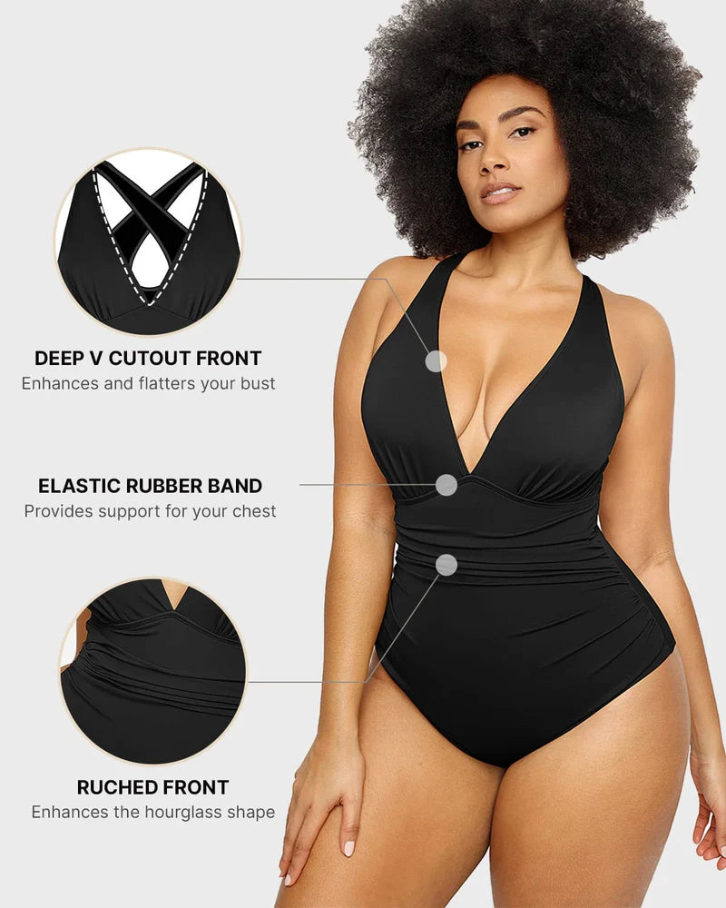 LilyLove® Smart Sculpt Plunge Swimsuit Flatter Your Figure