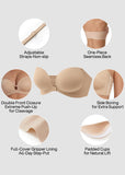 Front Closure No-Slip Supportive Fit Strapless Bra