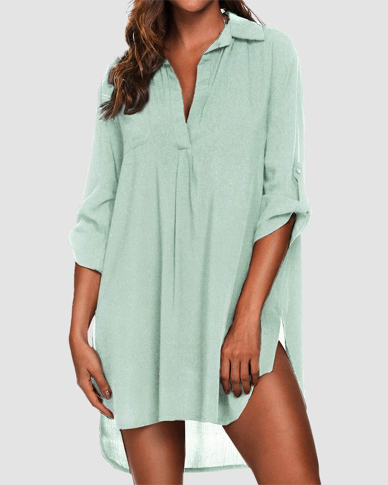 LilyLove® Women's Swimsuit Beach Cover Up Shirt