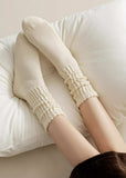 Cozy Ribbed Slouch Crew Socks