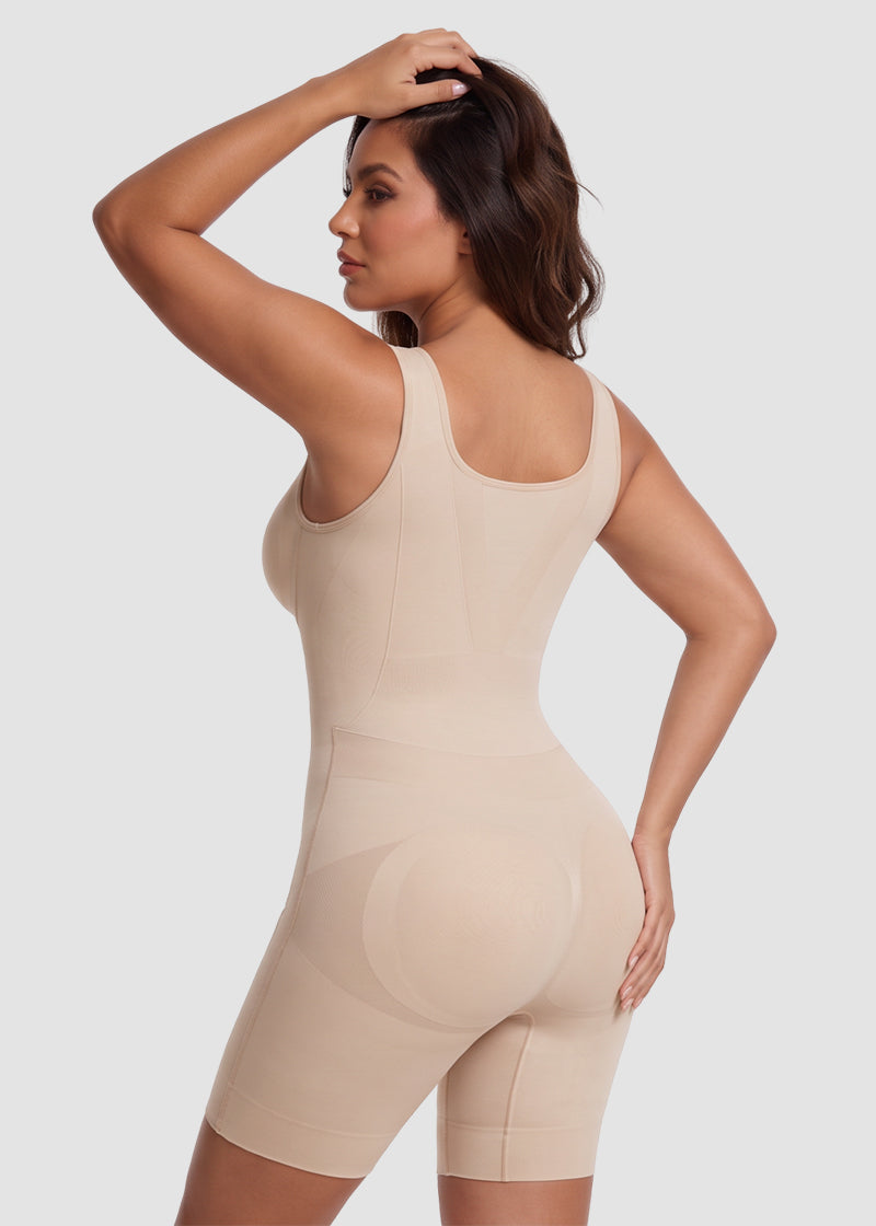 Tummy Control Butt Lifter Faja Bodysuit – Back Support Shapewear