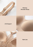 Seamless Backless Lace Bralette