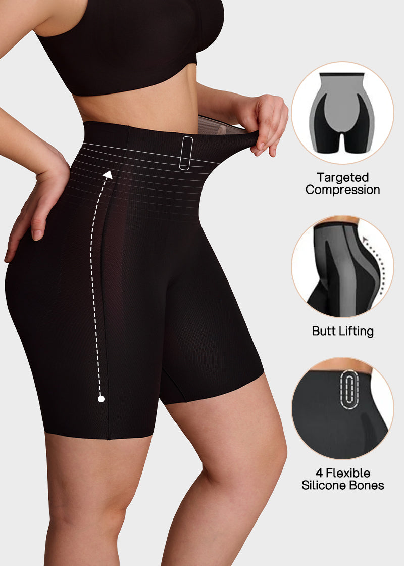 Cooling High-Waist Sculpting Shapewear Shorts