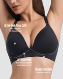 Comfort Wireless Deep V Plunge Bra