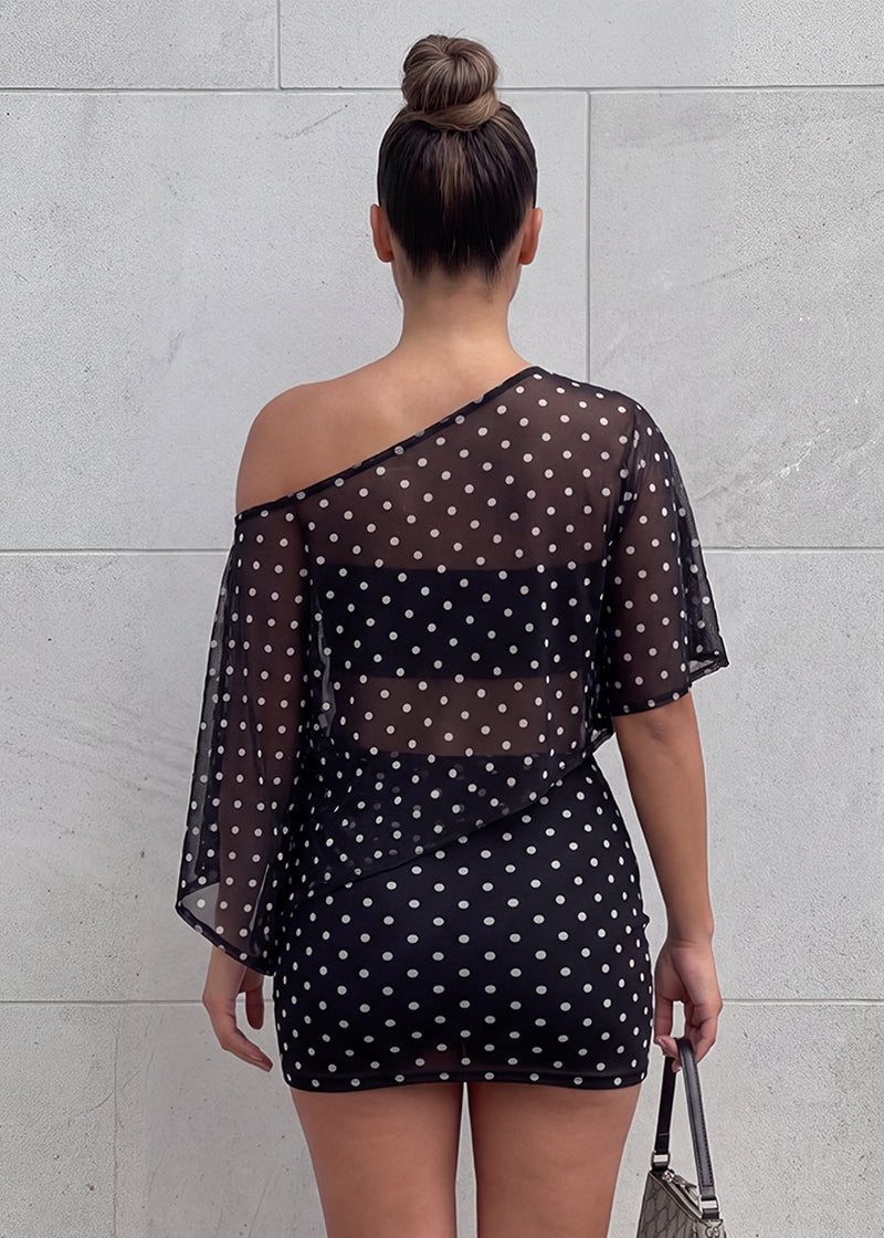 Fashion Animal Print Shawl Top & Mini Skirt Two-Piece Set