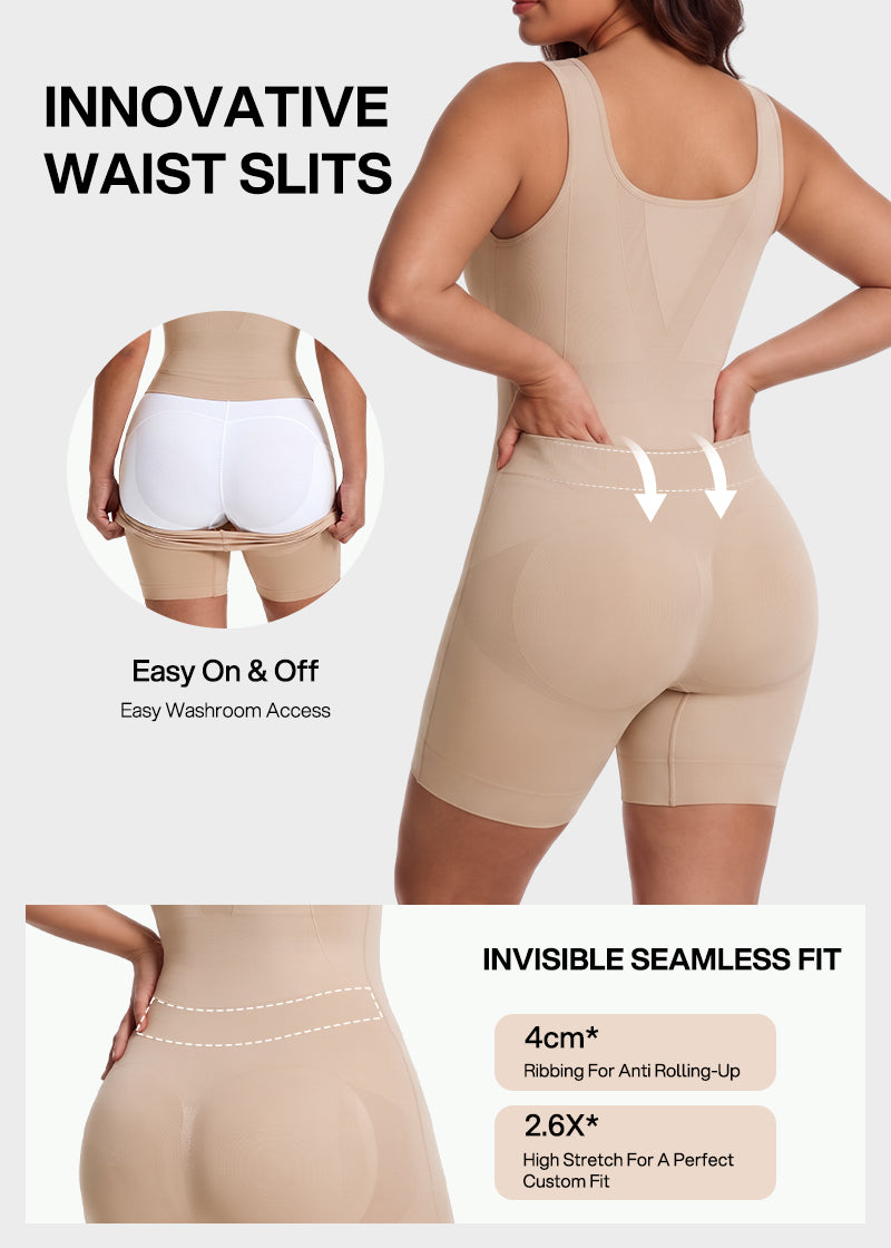 Tummy Control Butt Lifter Faja Bodysuit – Back Support Shapewear