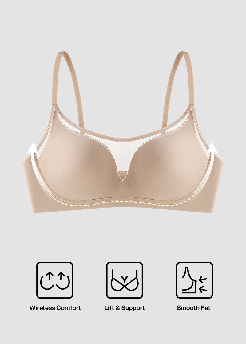 Comfort Full-Coverage Wireless Bra