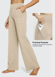Women's Loose High-Waist Stretch Bootcut Work Leggings