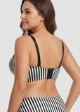 Lace-Up Padded Push-Up Bra