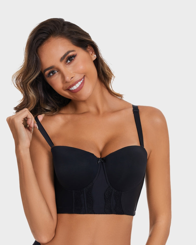 Strapless Longline Push Up Bra