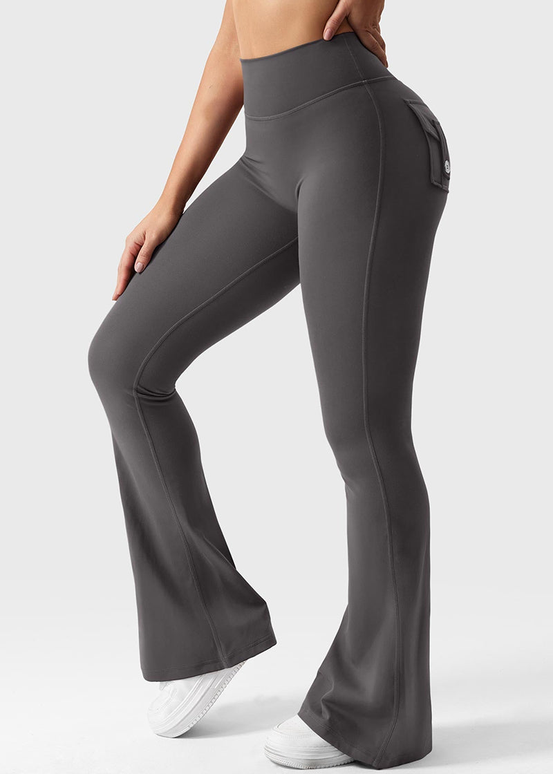 Y2K High-Waisted Cargo Leggings with Butt-Lifting Fit & Pockets