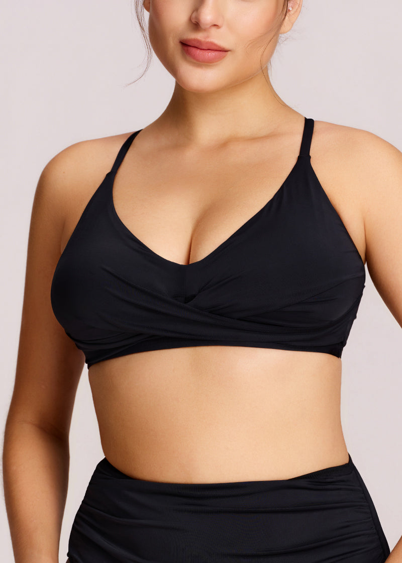 Ruched Tummy Control Bikini Set