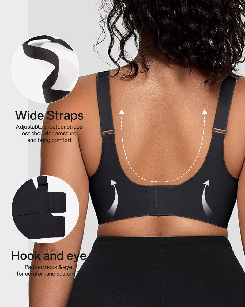 Smoothing Full Coverage Mesh Wireless Bra
