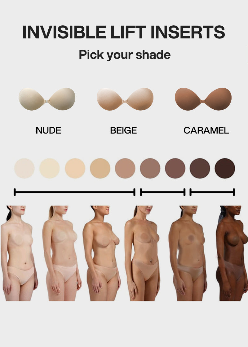 Invisible Strapless Backless Sticky Bra