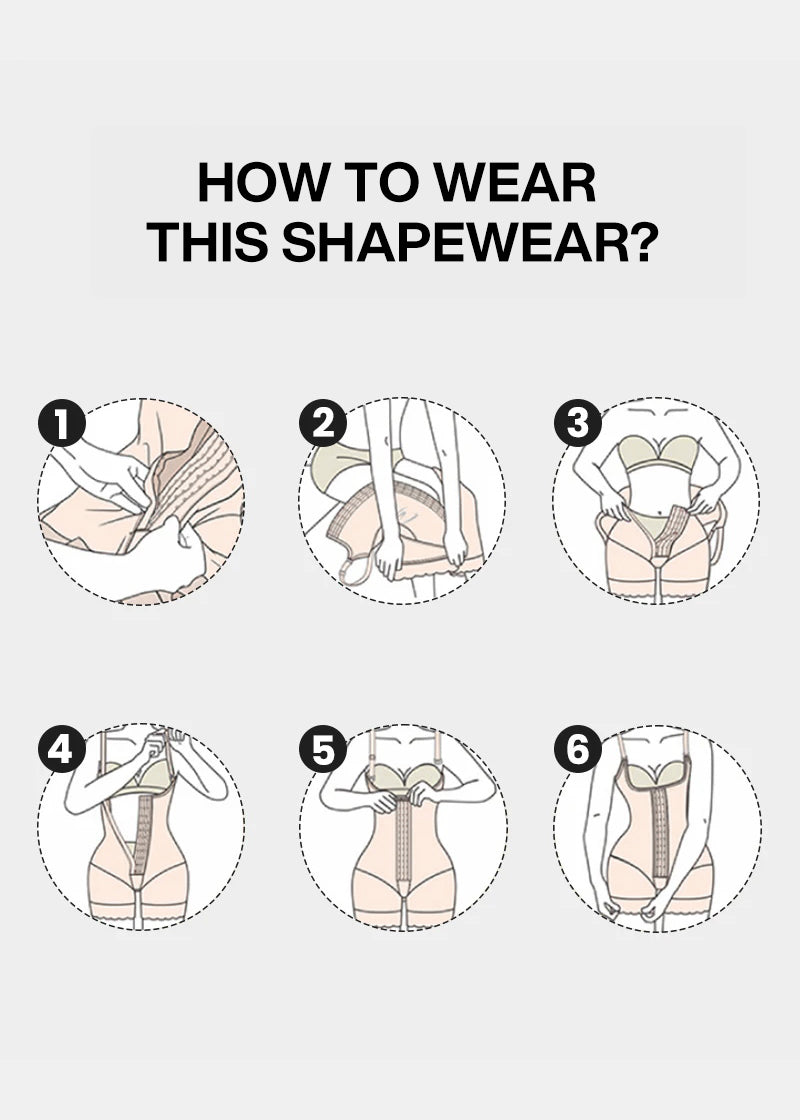 Shapewear Tummy Control Body Shaper Girdles