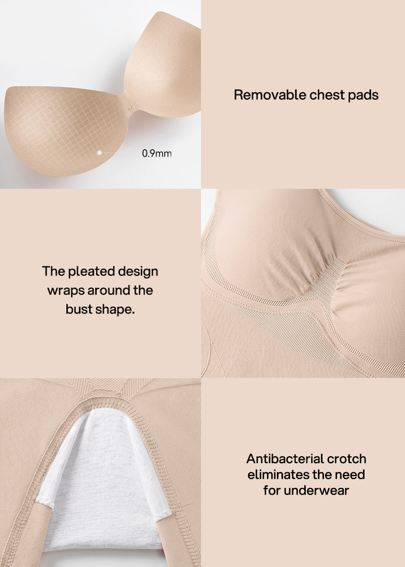 Tummy Control Butt Lifter Faja Bodysuit – Back Support Shapewear