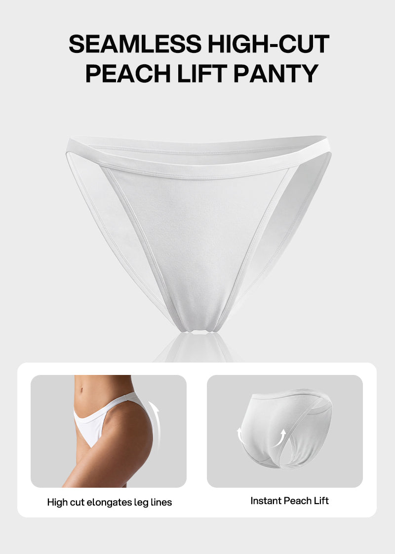 Seamless High-Cut Peach Lift Panty(5 pack)