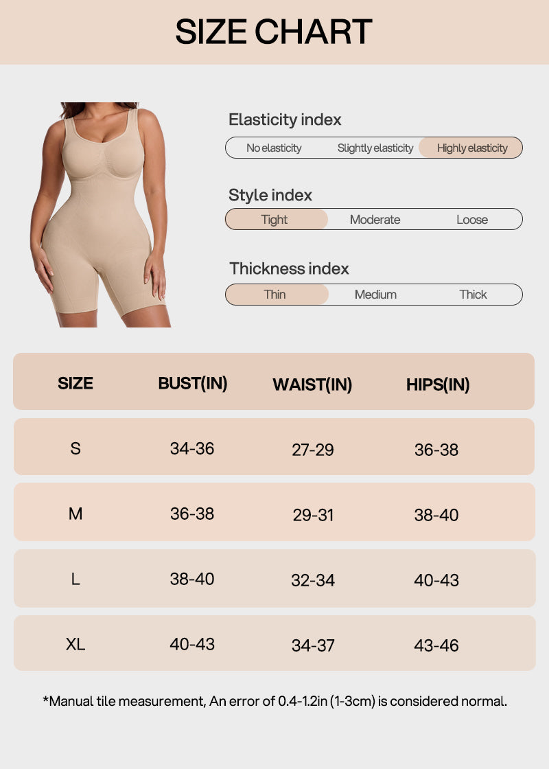 Tummy Control Butt Lifter Faja Bodysuit – Back Support Shapewear
