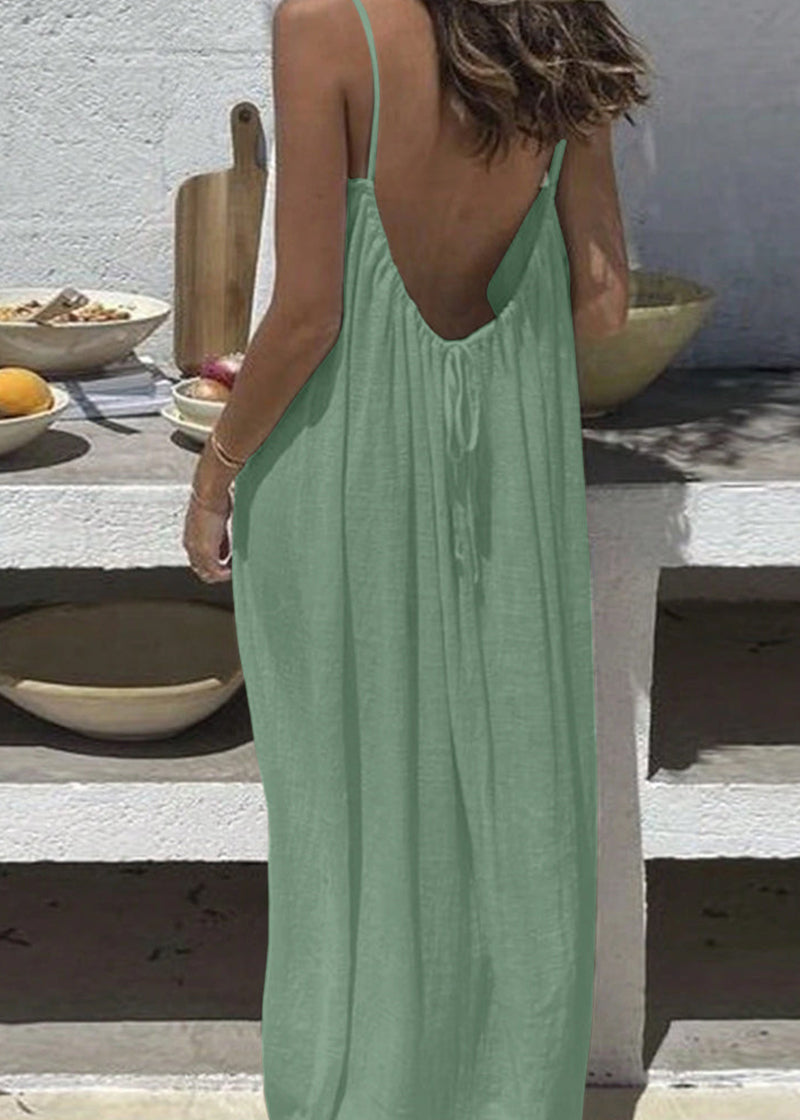 Elegant Backless Cami Dress