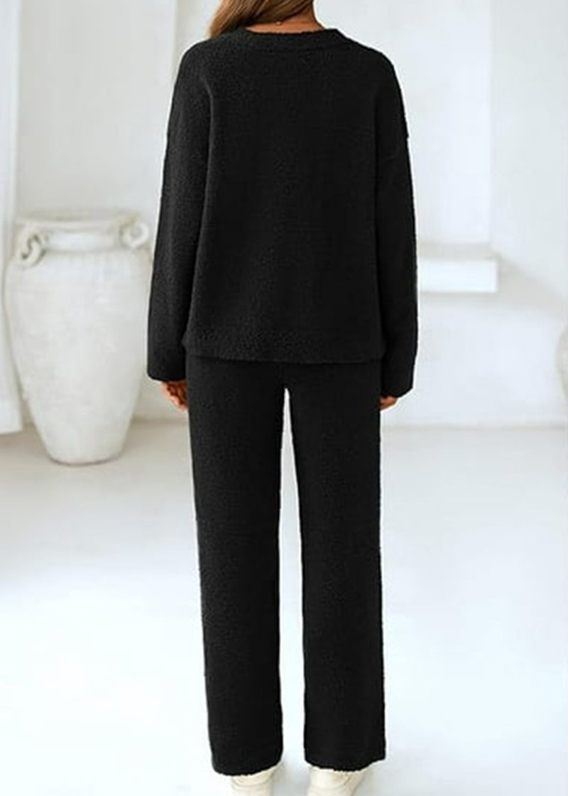 Teddy 2-Piece V-Neck Lounge Set