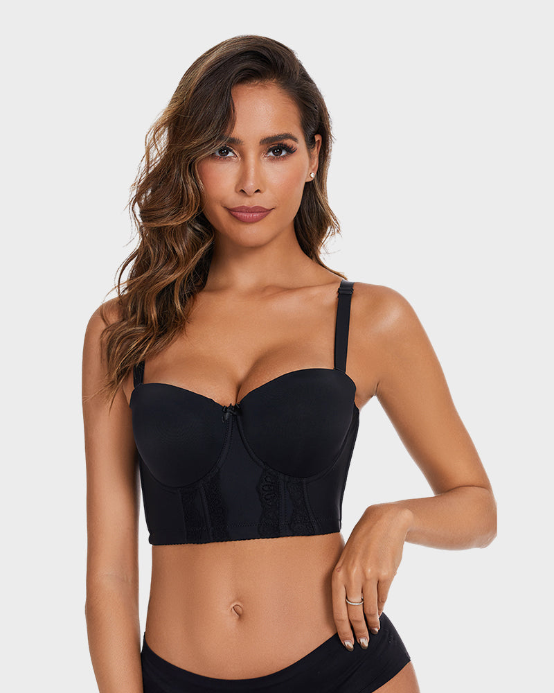 Strapless Longline Push Up Bra