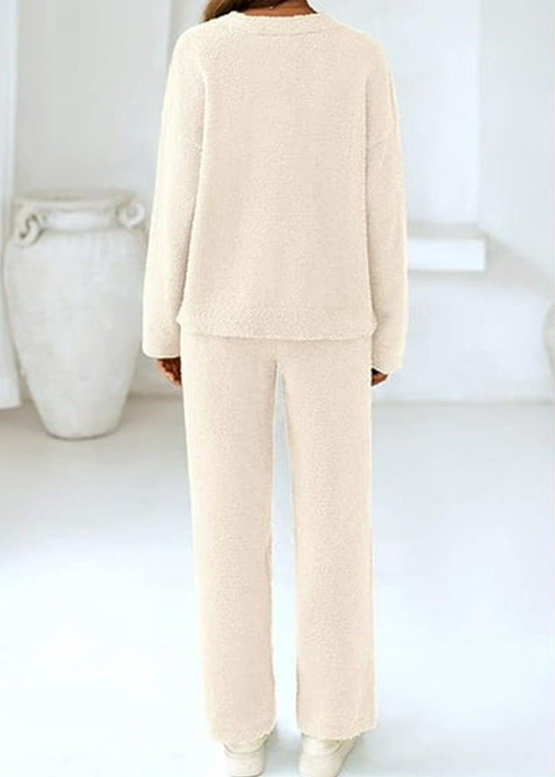 Teddy 2-Piece V-Neck Lounge Set