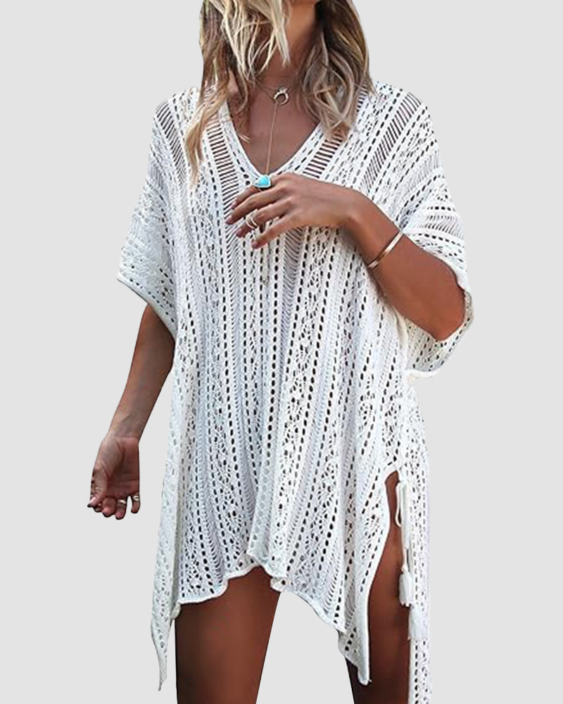 LilyLove® Women’s Bathing Suit Cover Up Crochet Dress