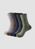 Men's Thermal Terry Loop Socks - 5 Pairs