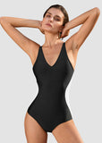 BOGO Hourglass™ Plunge Corset Back Sculpting Swimsuit