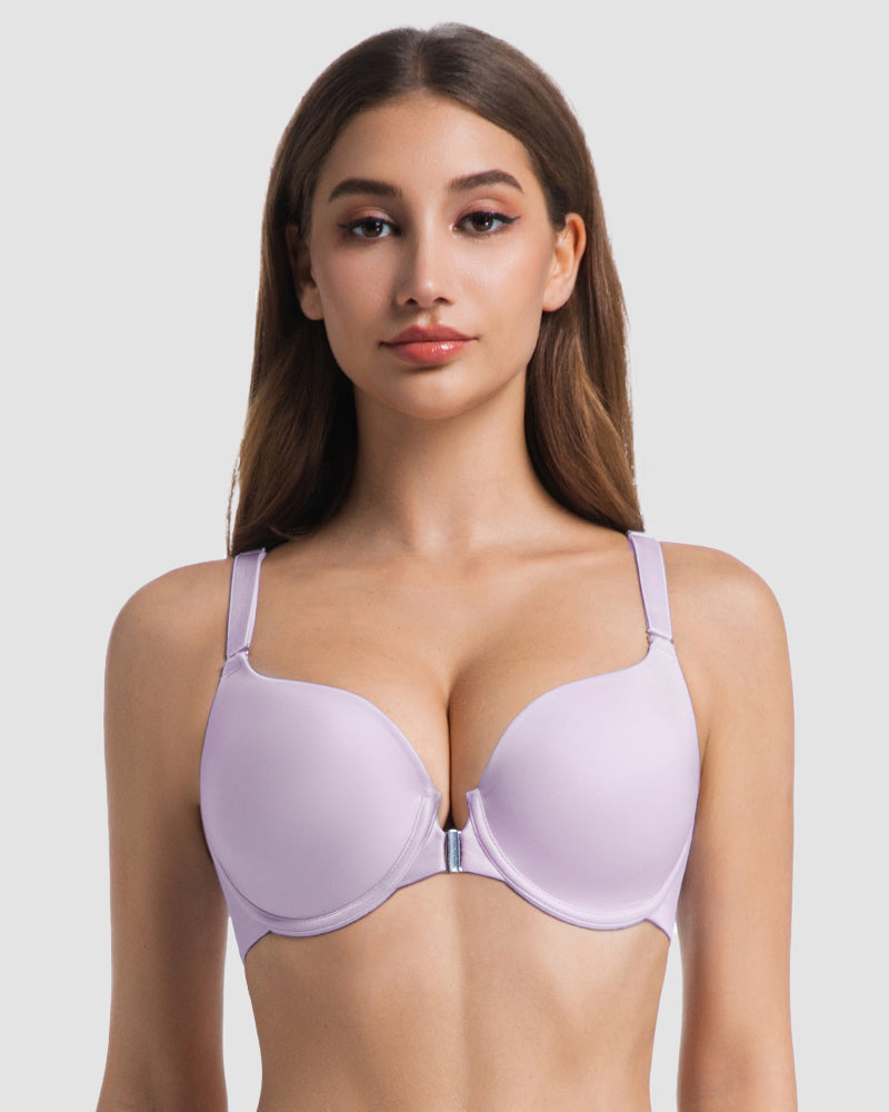 Comfort Front Closure Push Up Bra