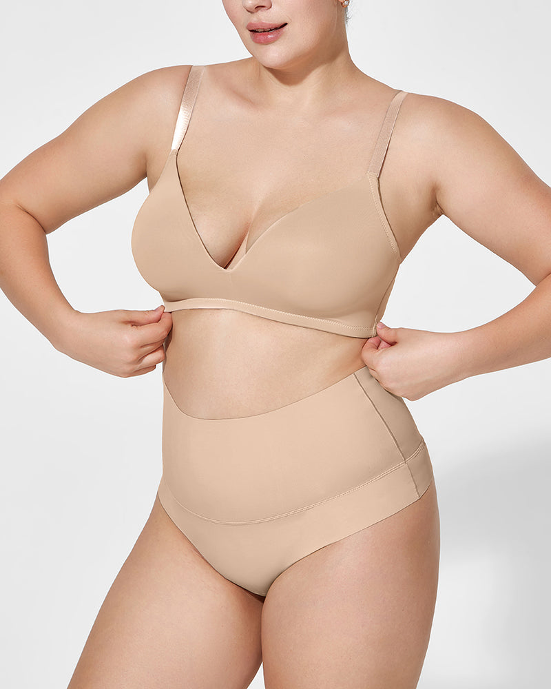Seamless One-Piece Molded Wireless Bra