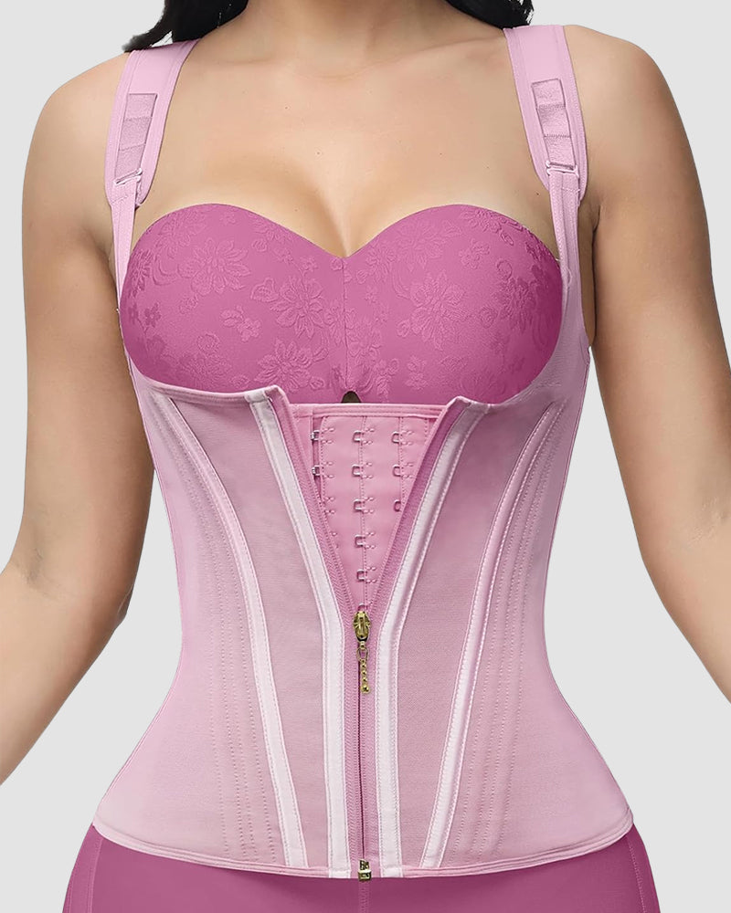 LilyLove® Double Waistband Corset Vest