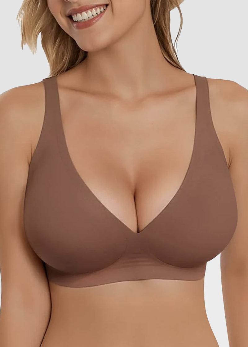🔥BOGO Seamless Deep V Push-Up Wireless Bra