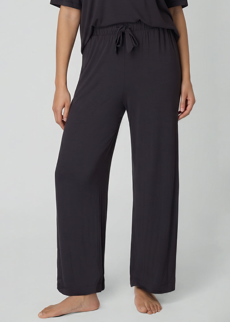 Women's Breathable Pajama Set with T-Shirt & Pocket Pants