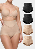 V-Shaped Tummy-Control Sculpting Briefs Multipack
