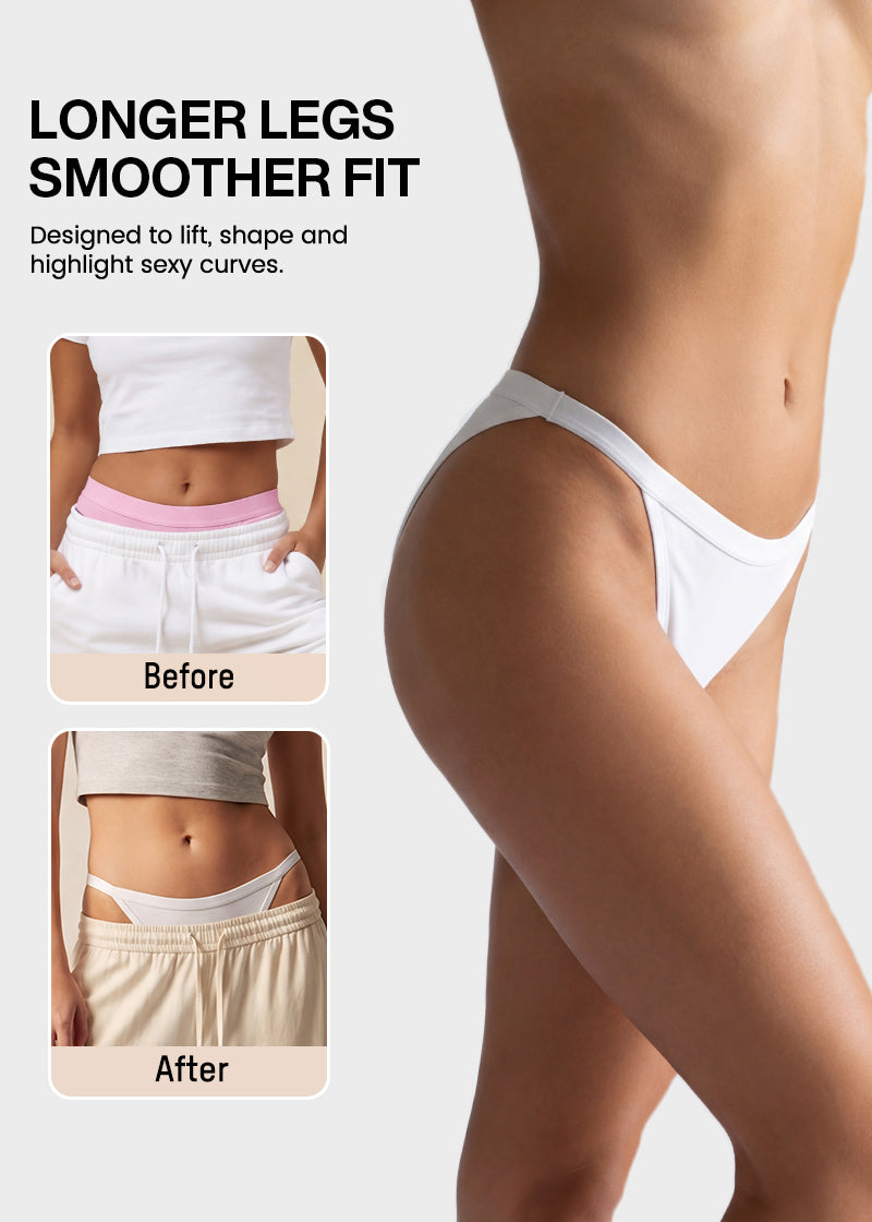 Seamless High-Cut Peach Lift Panty(5 pack)