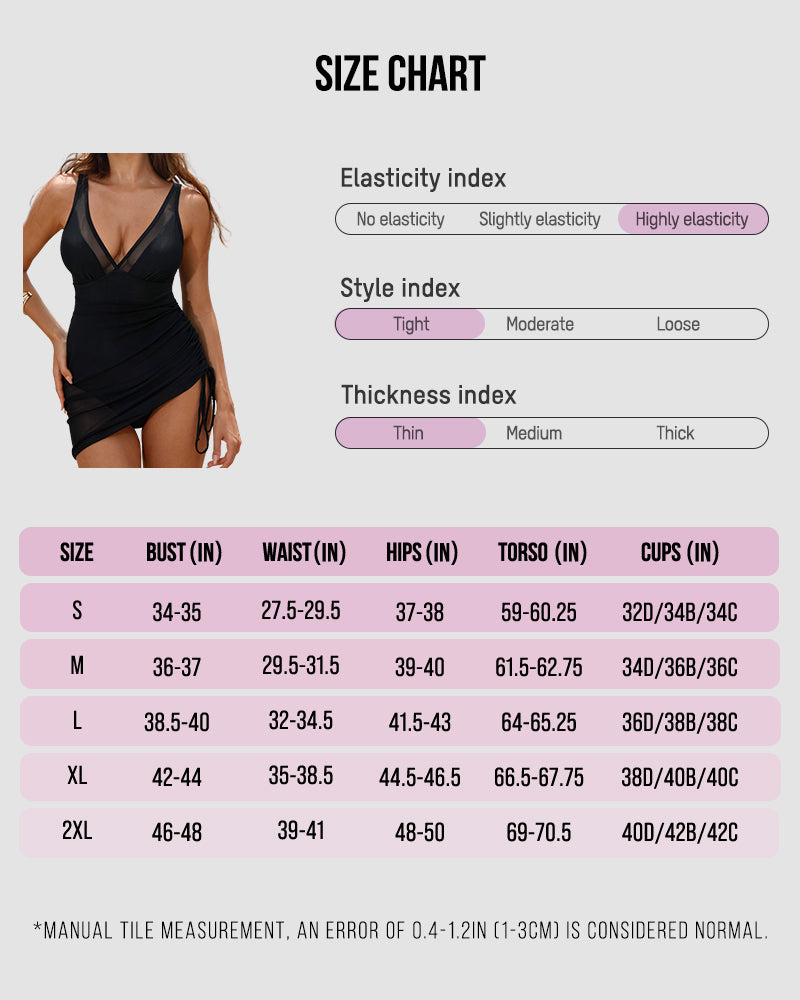 Slimming Mesh Sheer Sarong Wraps Bathing Suit