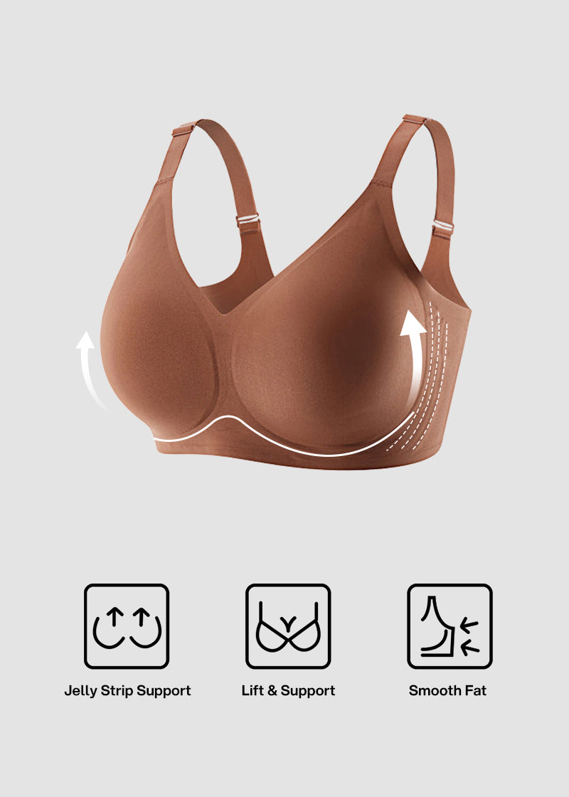 Seamless Soft Comfort Jelly Strip Wireless Bra