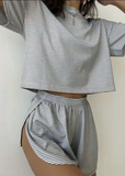 LilyLove® Women's Striped Two-Piece Pajama Set
