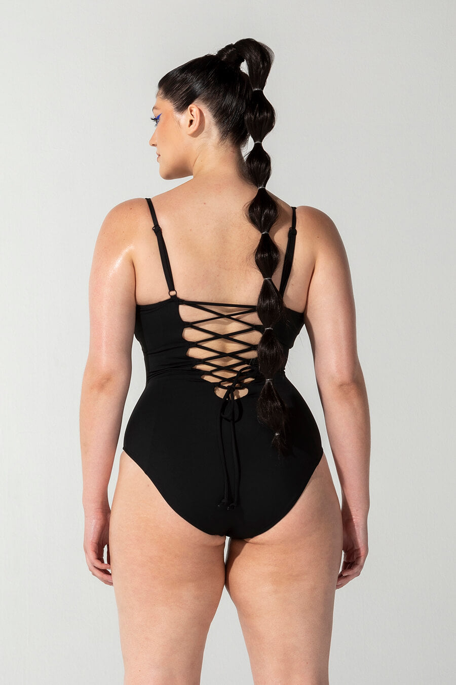 LilyLove® Curve-Enhancing Plunge-Neck Tummy Control Swimsuit