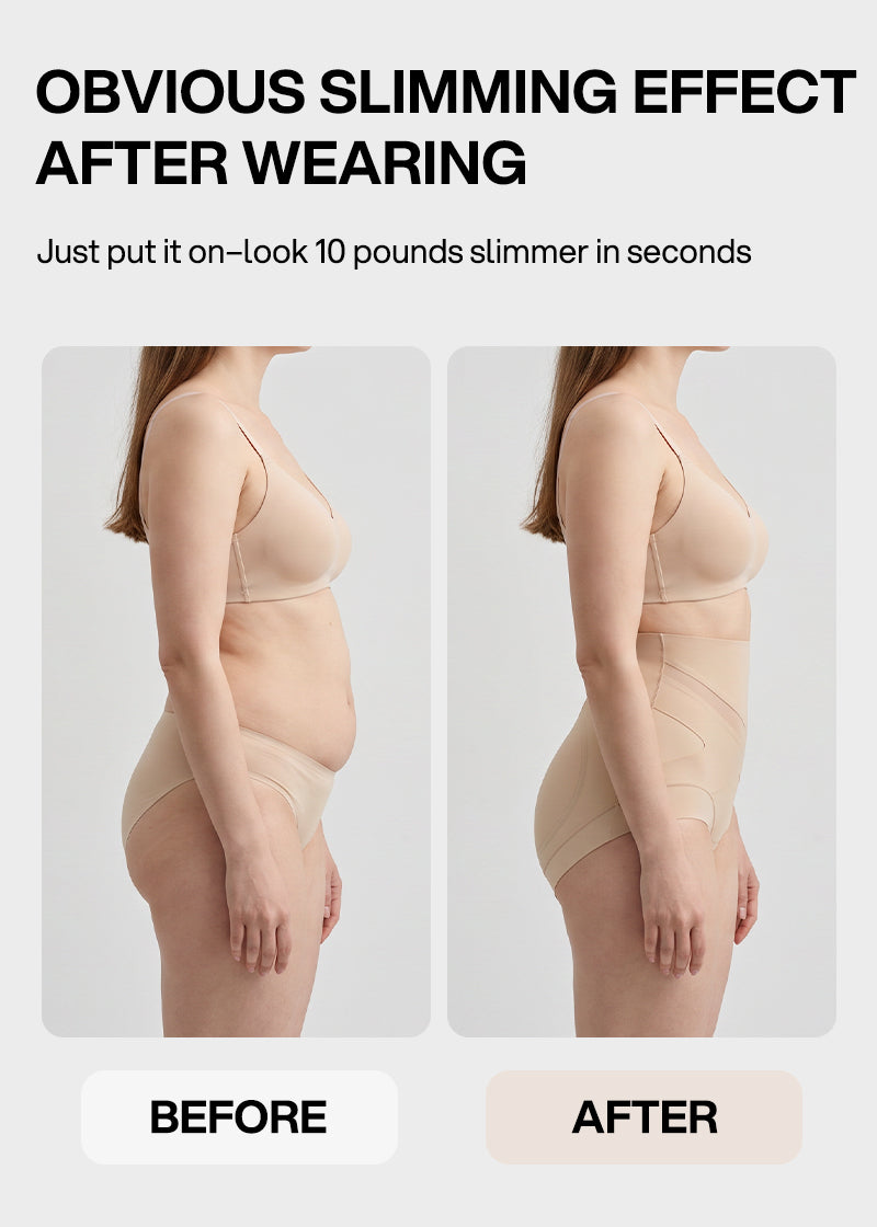 V-Shaped Tummy-Control Sculpting Briefs Multipack