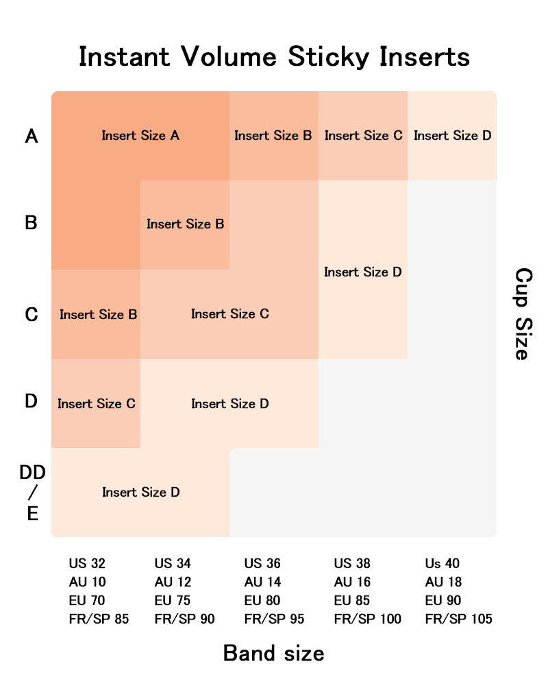 LilyLove® Instant Boost Sticky Bra Inserts