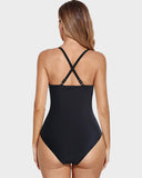 LilyLove® Crisscross Back Cutout  One Piece  Swimwear