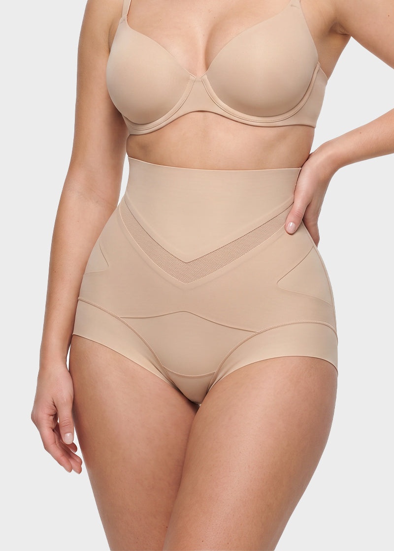 V-Shaped Tummy-Control Sculpting Briefs Multipack