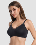 Comfort Mesh Crossover Wireless Bra
