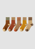 Cozy Plush Loop Lining Crew Socks