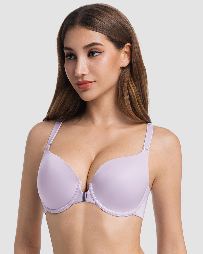 Comfort Front Closure Push Up Bra