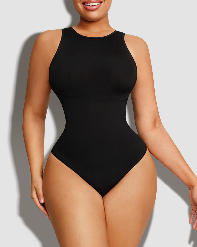 LilyLove® Crew Neck Sleeveless Sculpting Bodysuit Shapewear