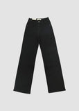 Women’s Minimalist High-Waist Stretch Wide-Leg Jeans