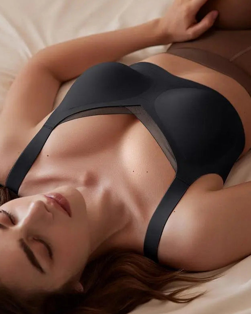 Smoothing Full Coverage Mesh Wireless Bra